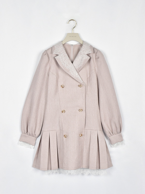 レイヤードレースレディワンピース 詳細画像 ピンク 16