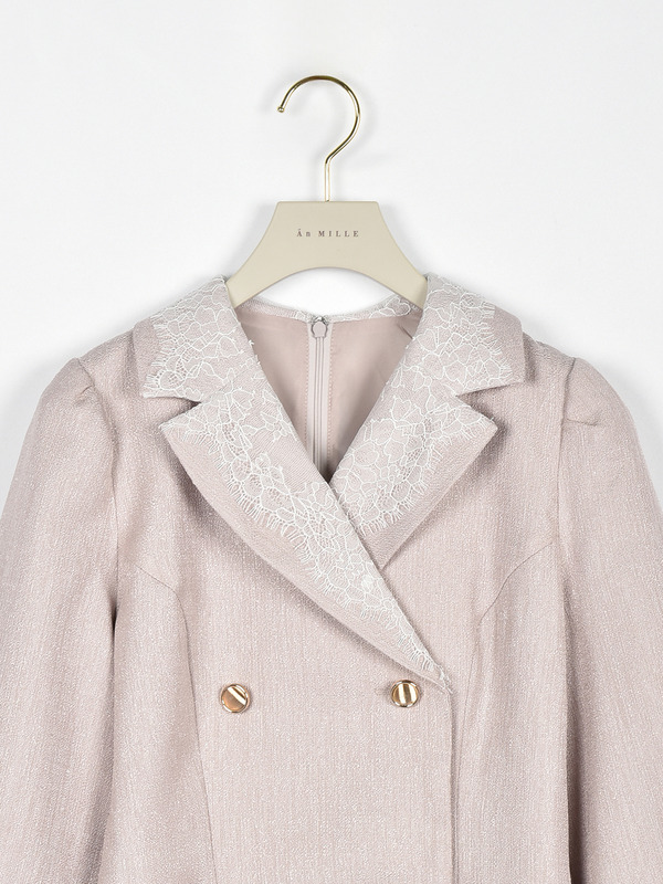 レイヤードレースレディワンピース 詳細画像 ピンク 16