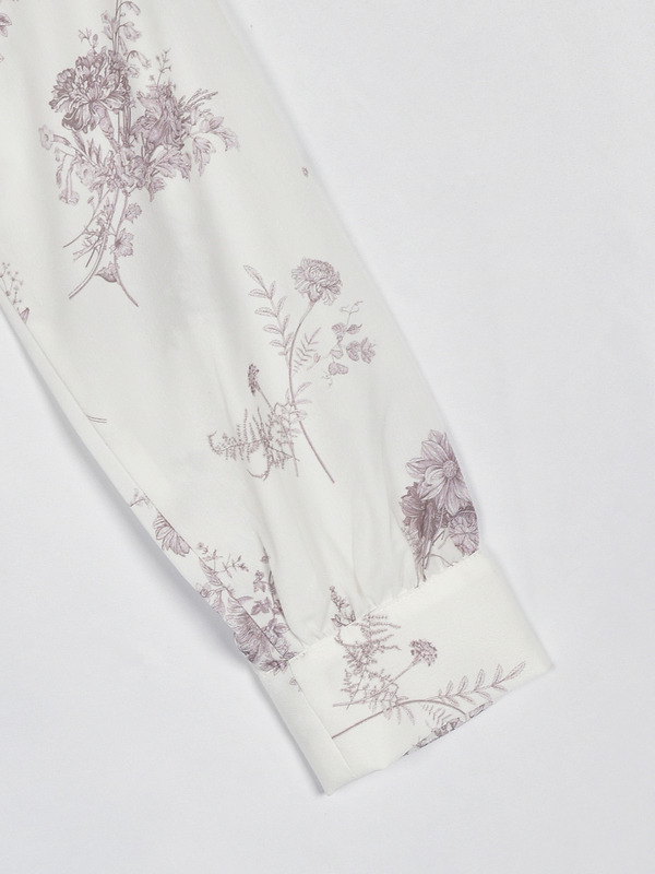 サテンフラワーフリルワンピース 詳細画像 チャコール 16