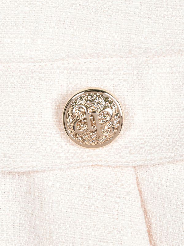 ハイウエストツイードプリーツスカート 詳細画像 ブラック 16