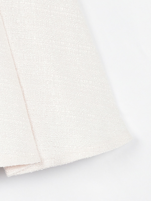 ハイウエストツイードプリーツスカート 詳細画像 ブラック 16