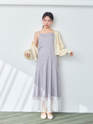 ドロストキャミワンピース