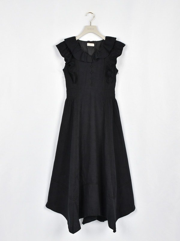 切り替えパーツワンピース 詳細画像 ブラック 1