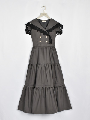 バテンレースセーラーワンピース