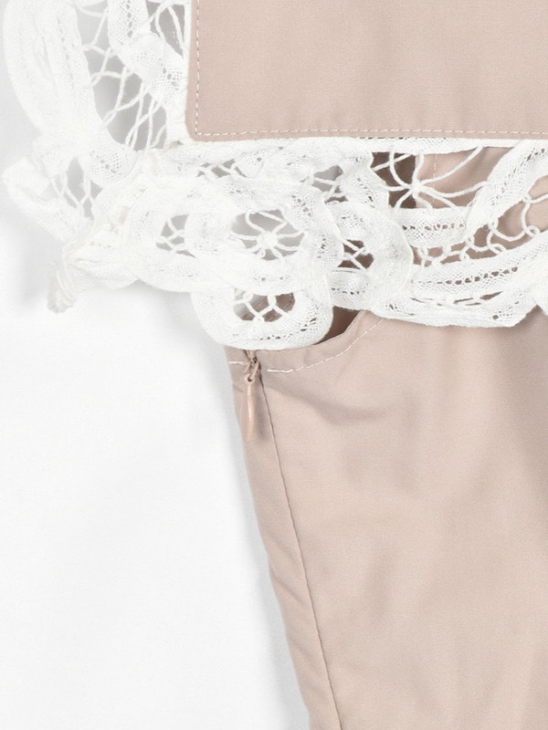 バテンレースセーラーワンピース 詳細画像 チャコール 16