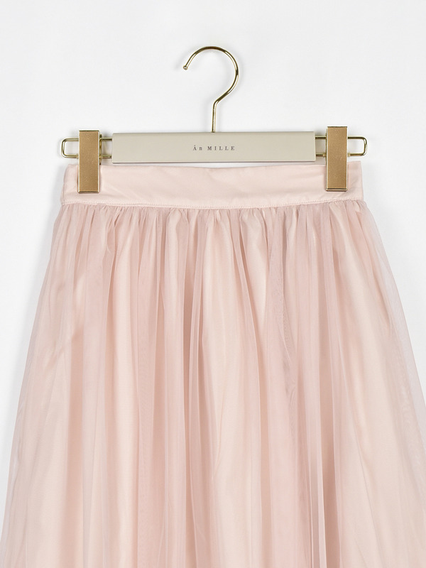 シャーリングチュールスカート 詳細画像 チャコール 16