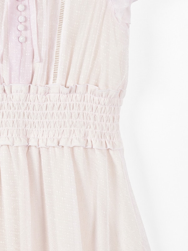 ミニバルーンスリーブシフォンワンピース 詳細画像 アイスグレイ 16