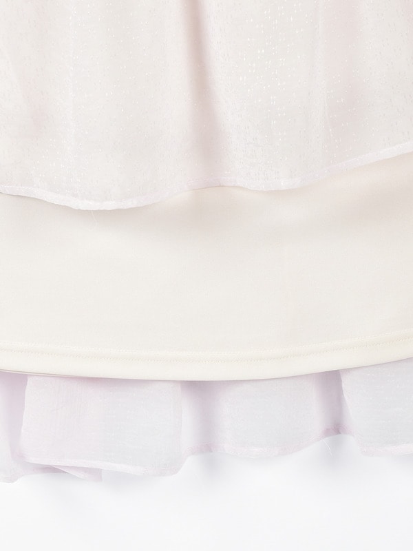 ミニバルーンスリーブシフォンワンピース 詳細画像 アイスグレイ 16