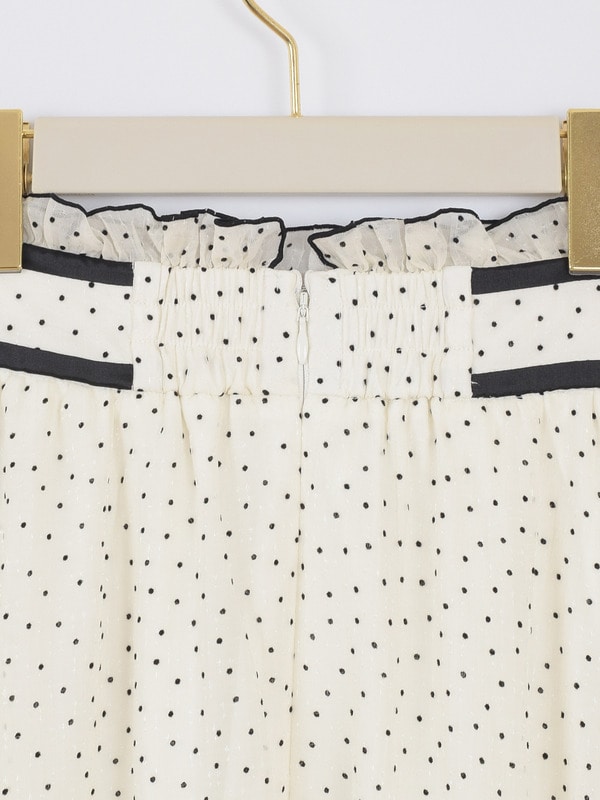 ダブルリボンフリルスリットスカート 詳細画像 ブラック 16