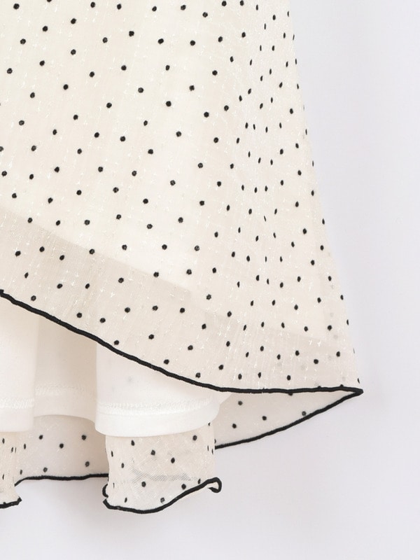 ダブルリボンフリルスリットスカート 詳細画像 ブラック 16