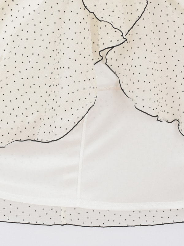 ダブルリボンフリルスリットスカート 詳細画像 ブラック 16