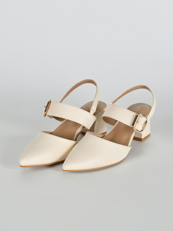 ポインテッドトゥベルトミュール 詳細画像 オフホワイト 1