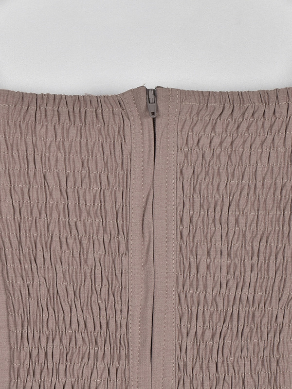 ドッキングトレンチ風ワンピース 詳細画像 チャコール 16