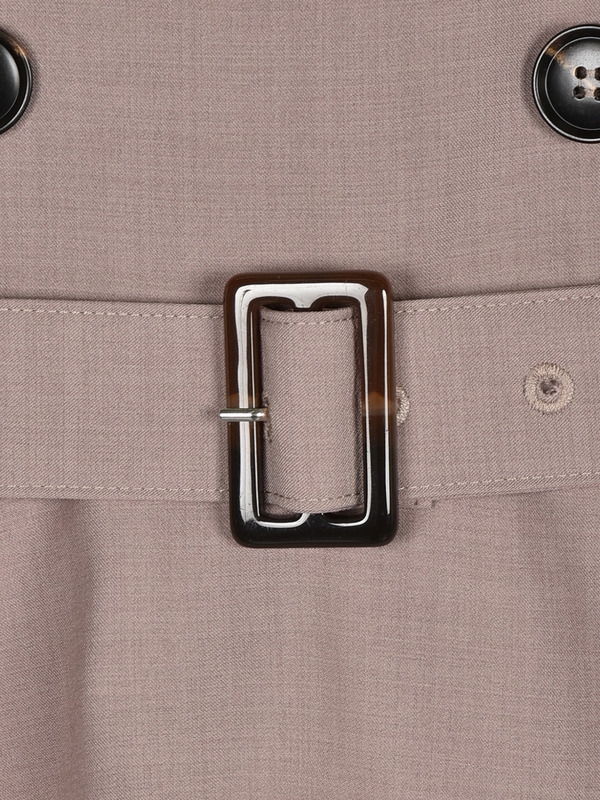 ドッキングトレンチ風ワンピース 詳細画像 チャコール 16