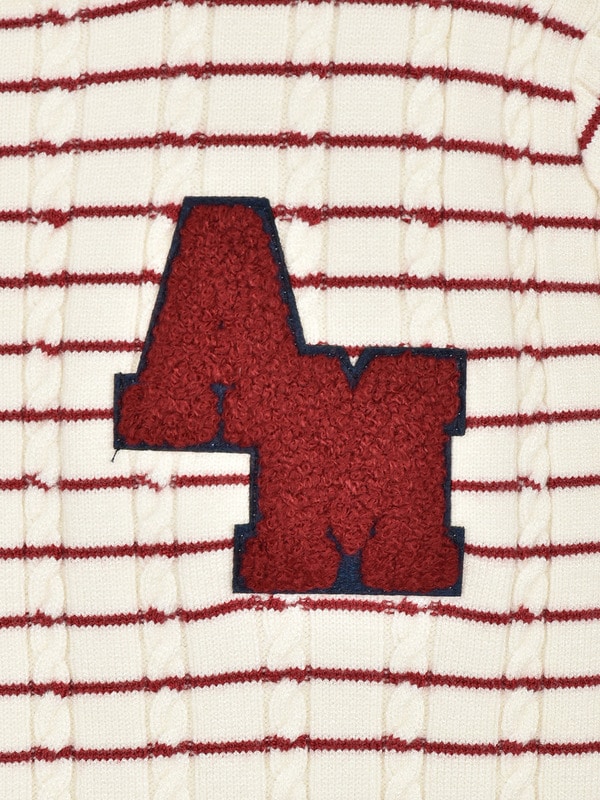 コンパクトワッペンニット 詳細画像 レッドボーダー 16