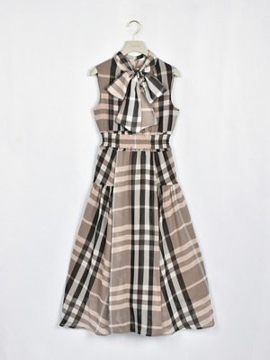 復刻ビックチェックワンピース