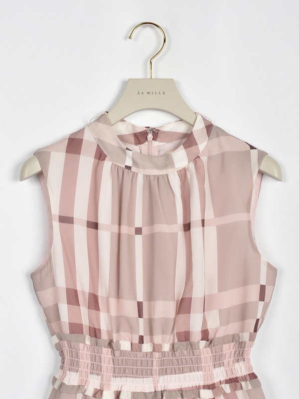 復刻ビックチェックワンピース 詳細画像 ベージュ 16