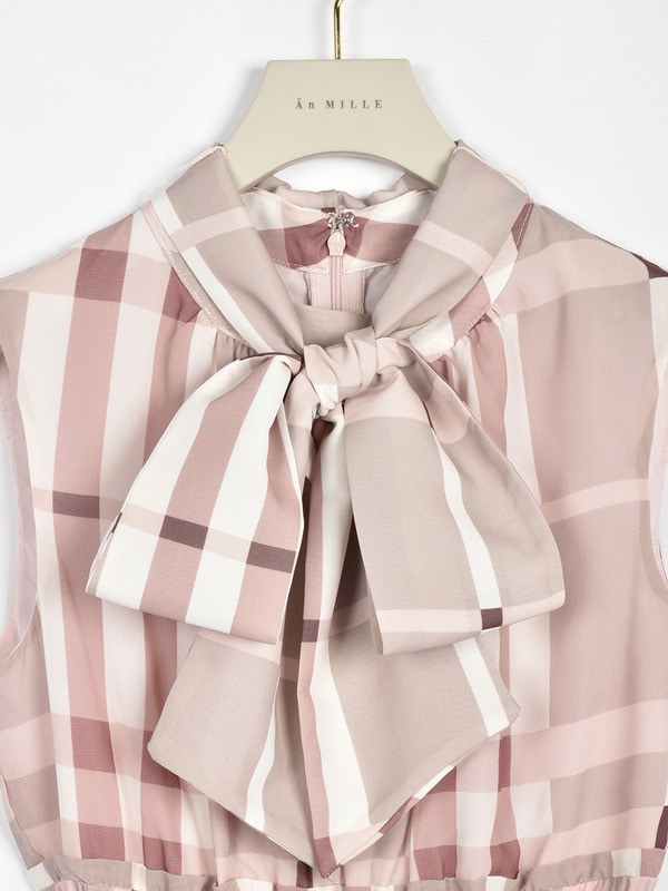 復刻ビックチェックワンピース 詳細画像 ベージュ 16