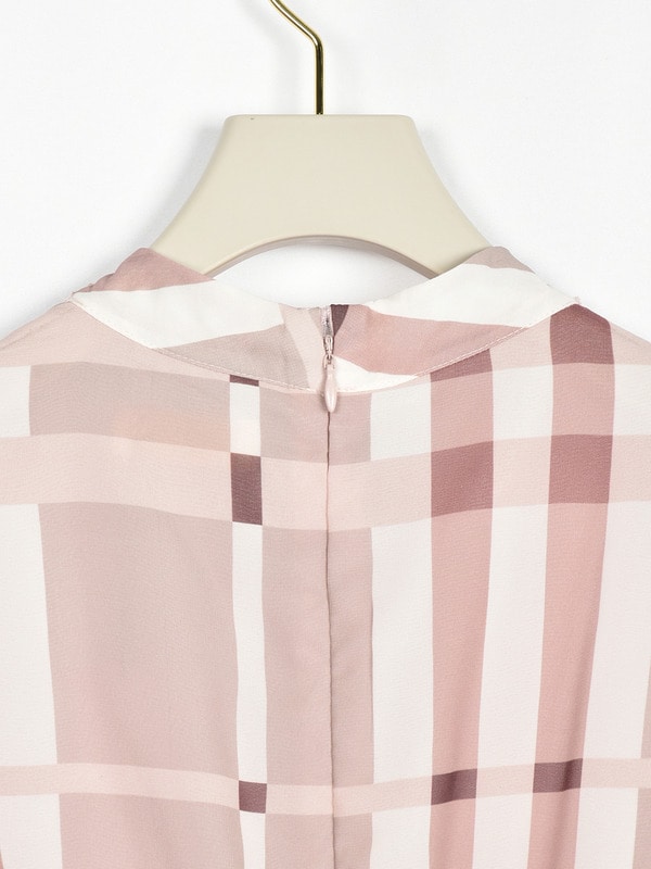 復刻ビックチェックワンピース 詳細画像 ベージュ 16