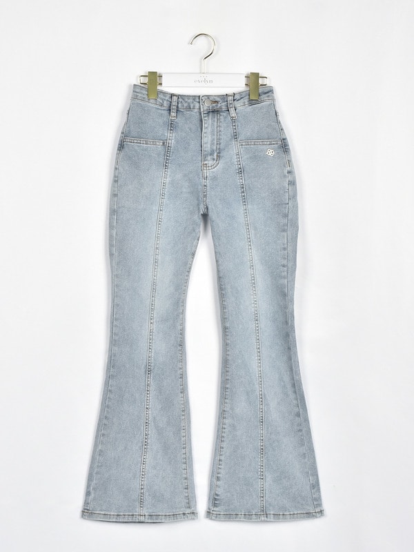 フレアデニム 詳細画像 サックス 1