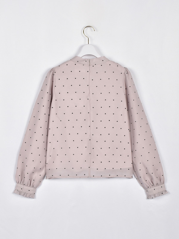 ハートフリルリボンブラウス 詳細画像 オフホワイト 16