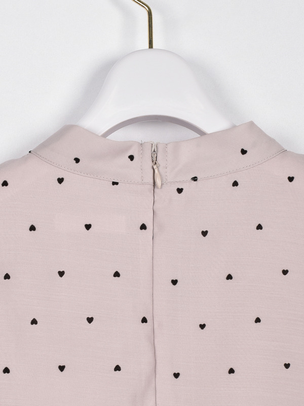 ハートフリルリボンブラウス 詳細画像 オフホワイト 16