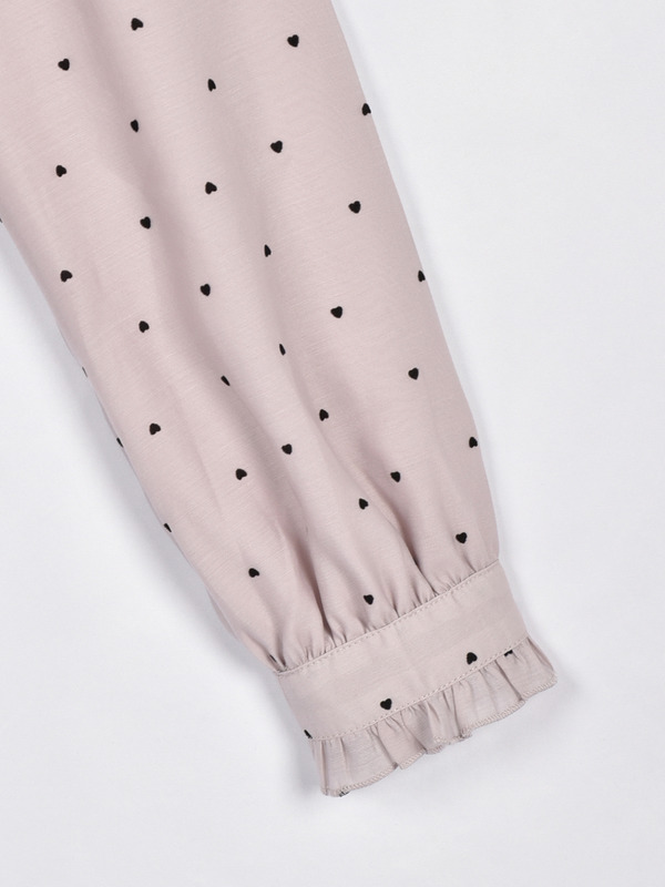 ハートフリルリボンブラウス 詳細画像 オフホワイト 16