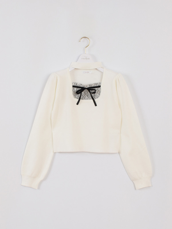 チョーカードッキングニット 詳細画像 オフホワイト 1