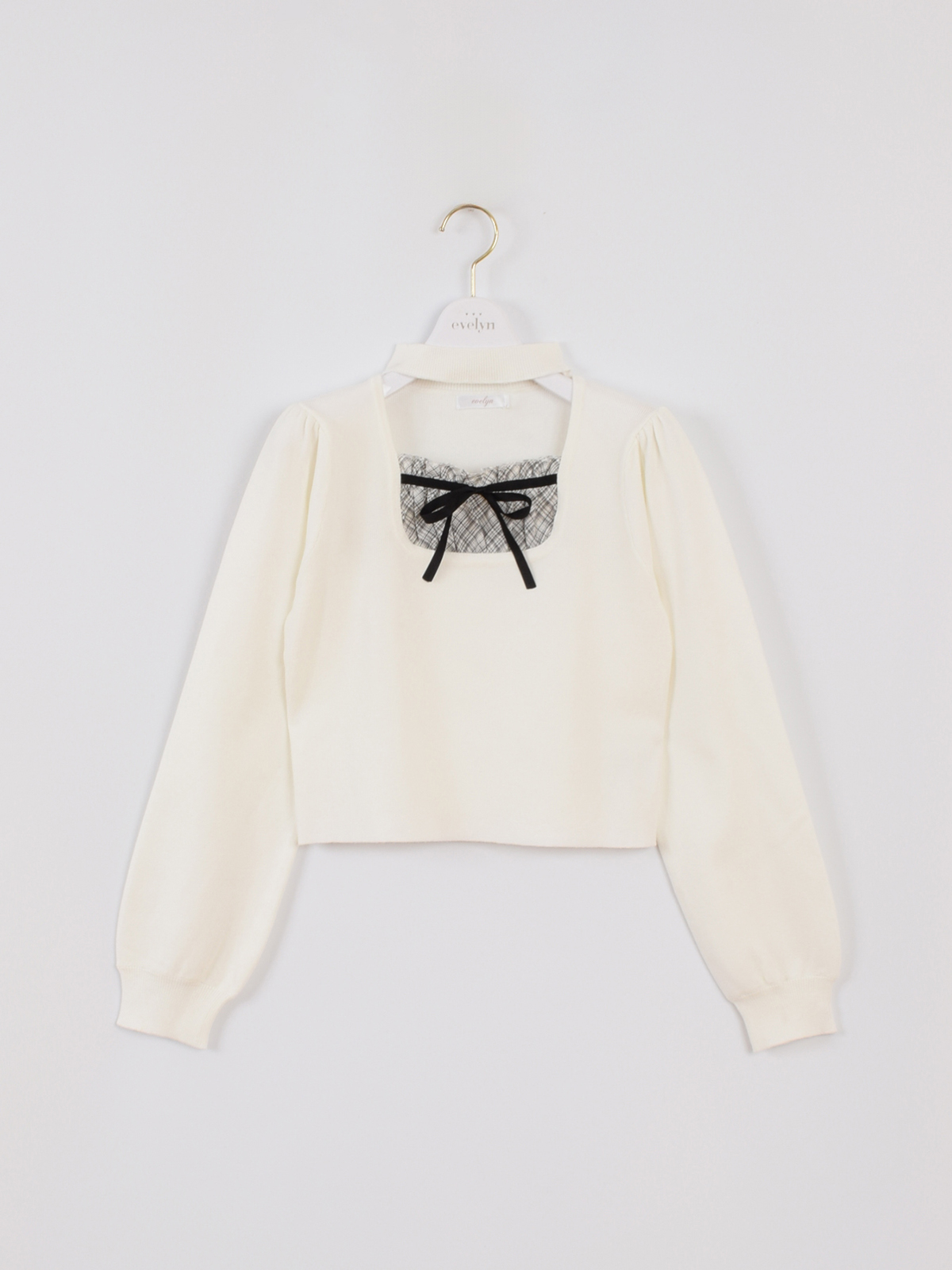 チョーカードッキングニット｜evelyn（エブリン）公式通販サイト