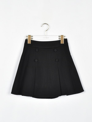 フロントボタンプリーツスカート