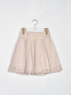 シアーチェックミニスカート