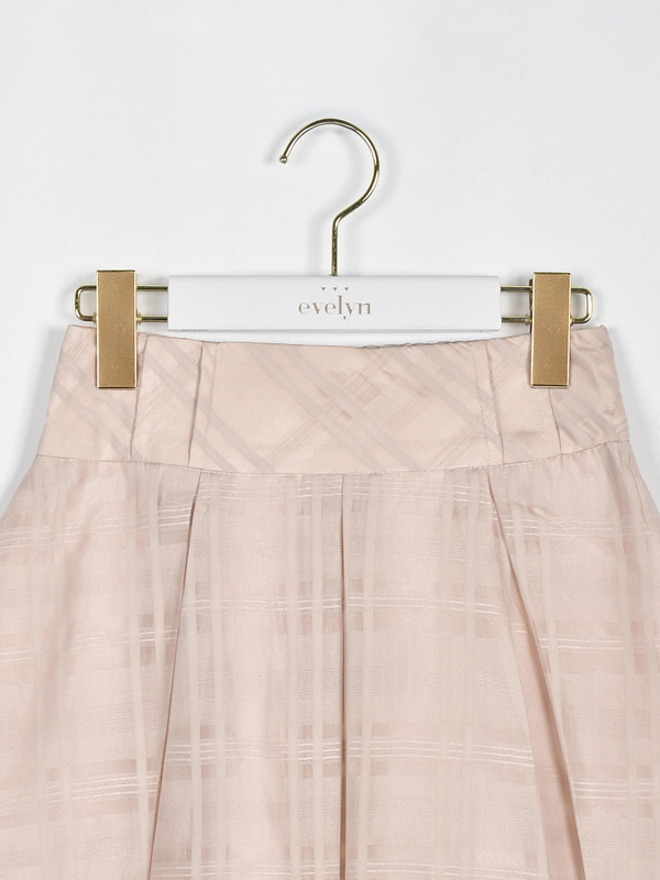 シアーチェックミニスカート 詳細画像 ブラック 16