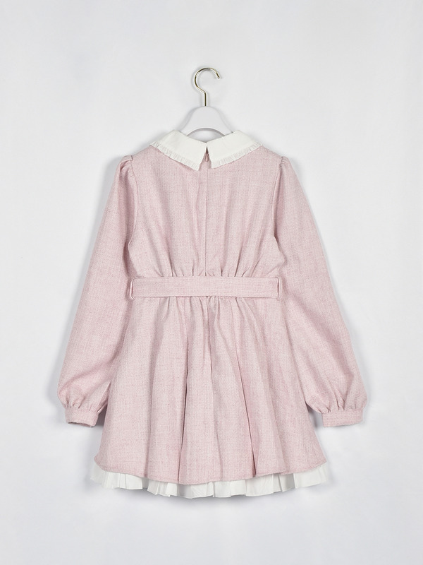 襟タックミニワンピース 詳細画像 ブラック 16