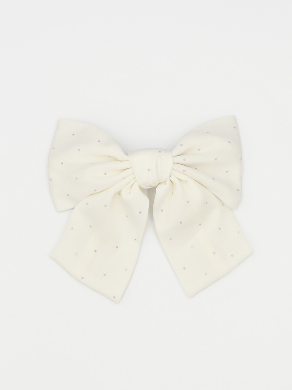 ラメリボンバレッタ 詳細画像 オフホワイト 1