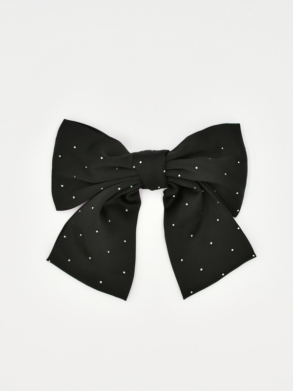 ラメリボンバレッタ 詳細画像 ブラック 1