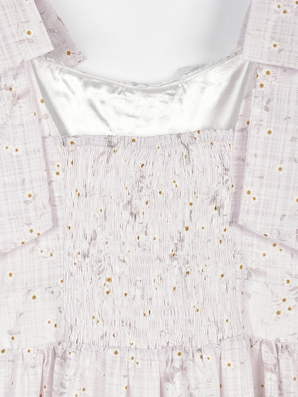 レースフリル花柄キャミワンピース 詳細画像 イエロー 16