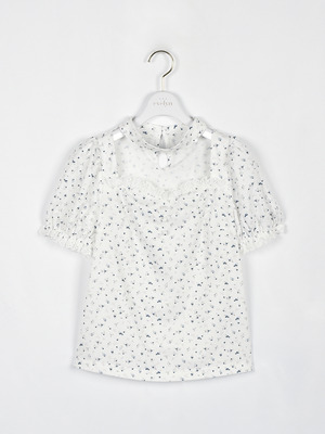  チョーカーレースリブトップス