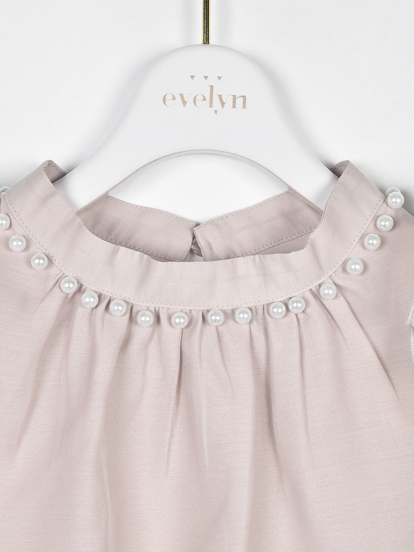 オフショルパールブラウス 詳細画像 アイスブルー 16