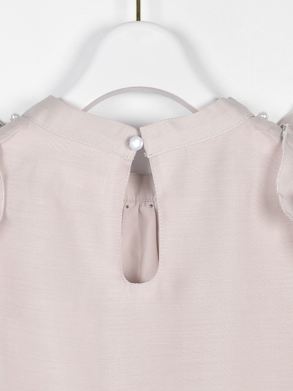 オフショルパールブラウス 詳細画像 アイスブルー 16