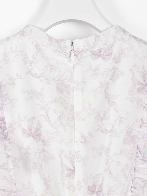 ティアードチョーカーロングワンピース 詳細画像 ドット 16