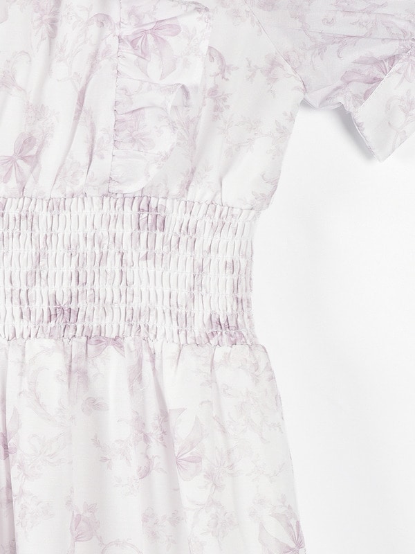 ティアードチョーカーロングワンピース 詳細画像 ドット 16