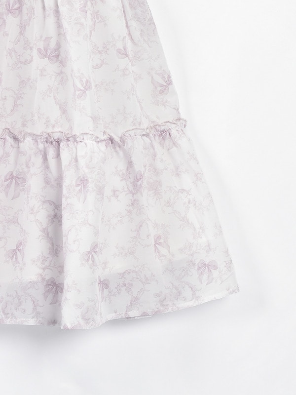 ティアードチョーカーロングワンピース 詳細画像 ドット 16