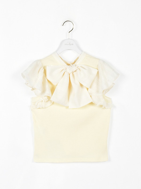 リバーシブルリボントップス 詳細画像 イエロー 1