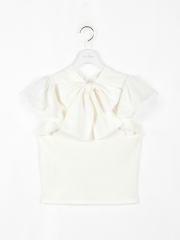 リバーシブルリボントップス 詳細画像 オフホワイト 1