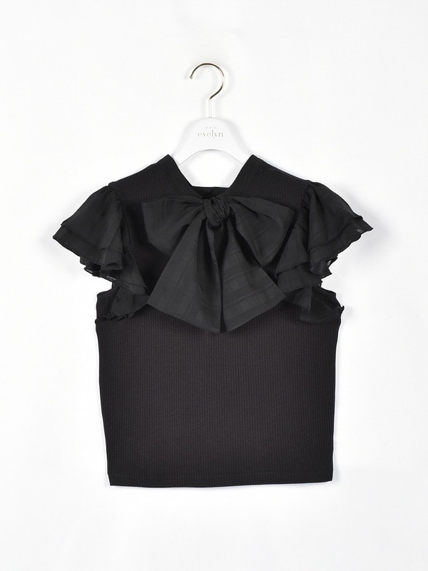 リバーシブルリボントップス 詳細画像 ブラック 1