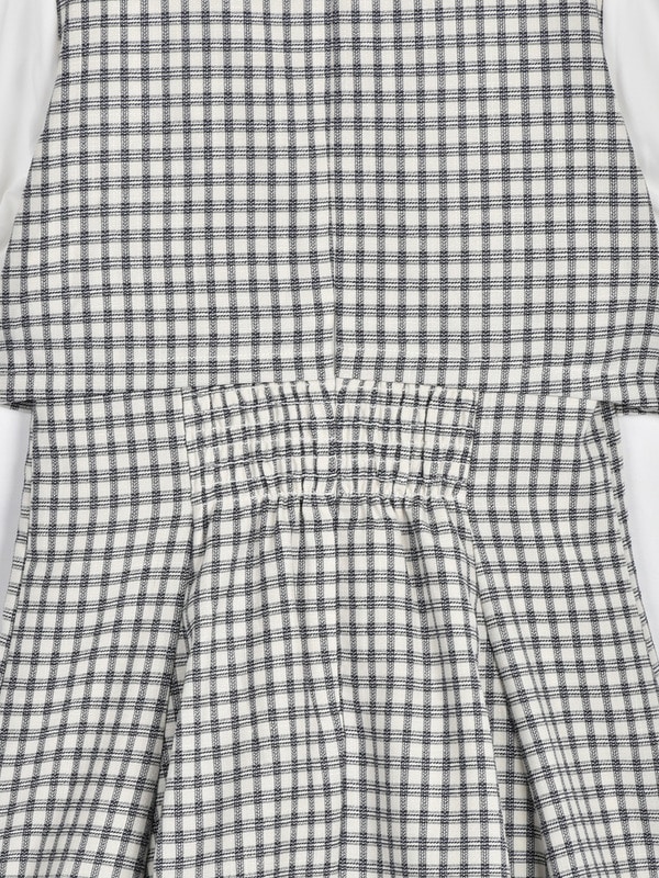 細リボン襟チェックワンピース 詳細画像 チャコール 16