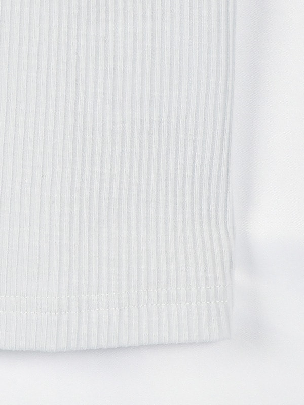 バストリボンリブトップス 詳細画像 ブラック 16