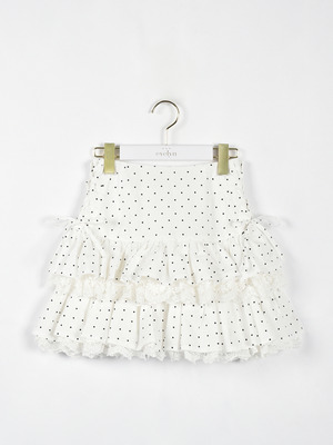 サイドリボンティアードミニスカート