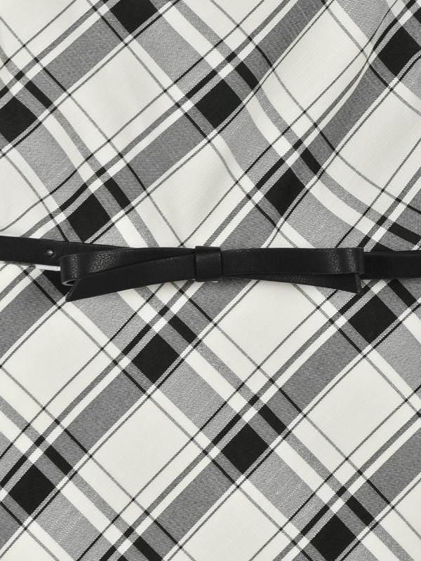 リボンベルトプリーツワンピース 詳細画像 ピンクブラウン 16