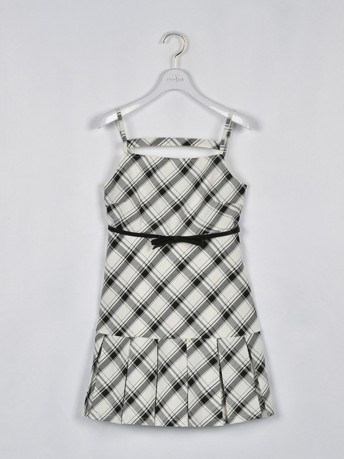 リボンベルトプリーツワンピース｜evelyn（エブリン）公式通販サイト